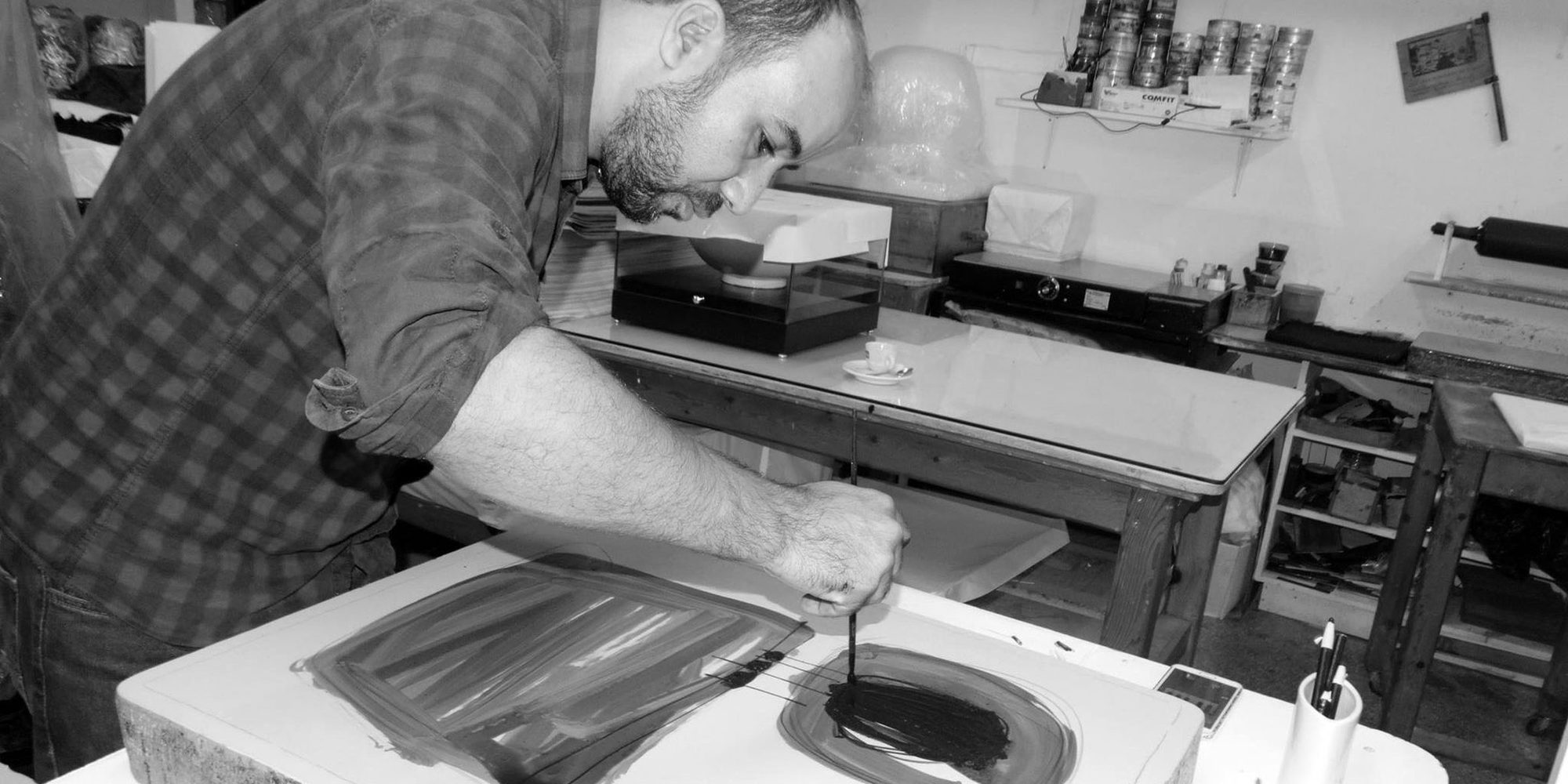 Travail sur plaque