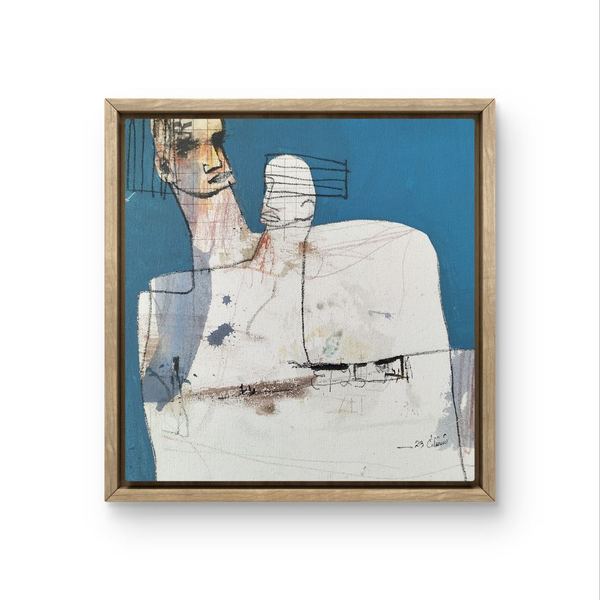 Mixte sur toile, 40 × 40 cm, 2023