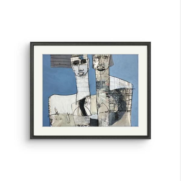 Mixte sur papier, 50 × 65 cm, 2022