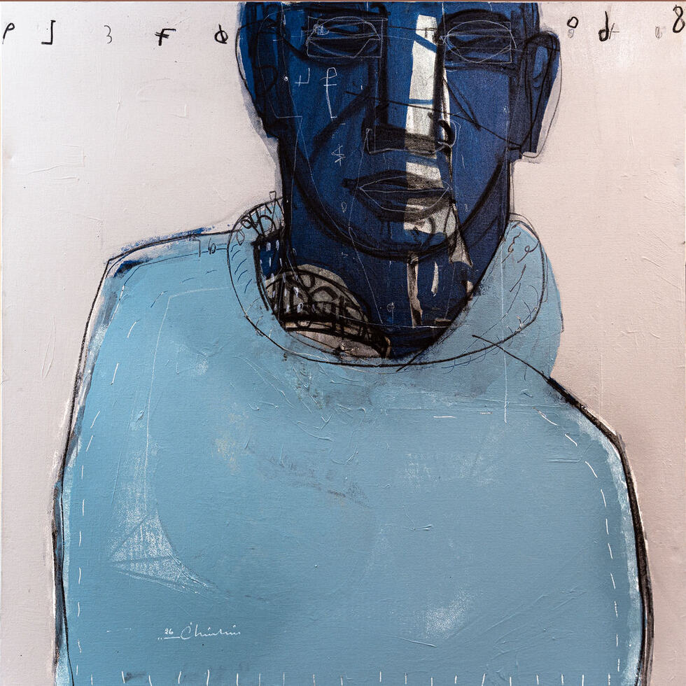 Mixte sur toile, 100 × 100 cm, 2026