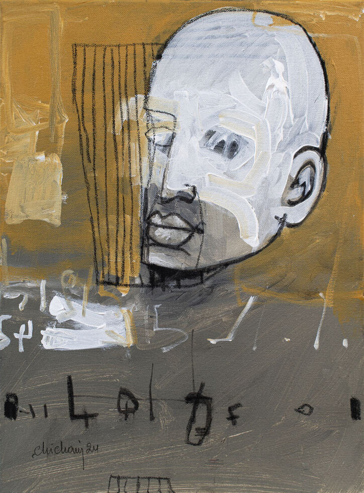 Mixte sur toile, 30 × 40 cm, 2024