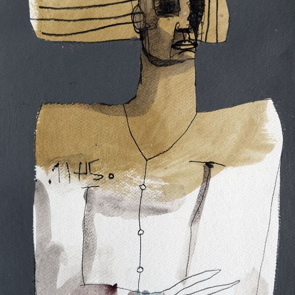 Mixte sur papier