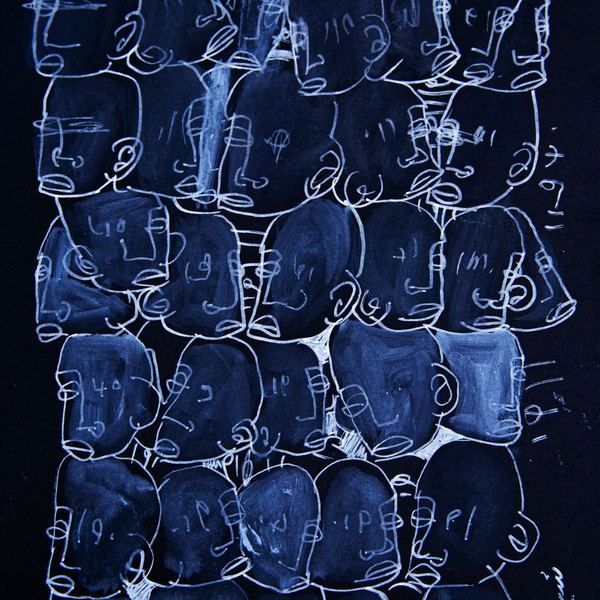 Mixte sur papier