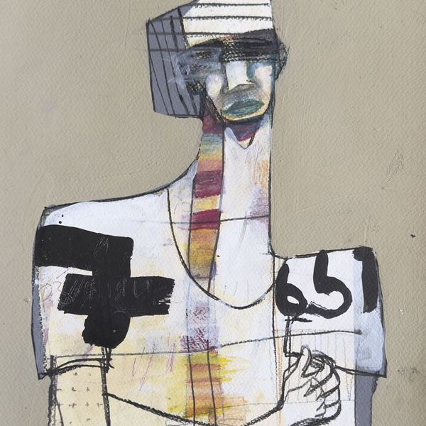 Mixte sur papier