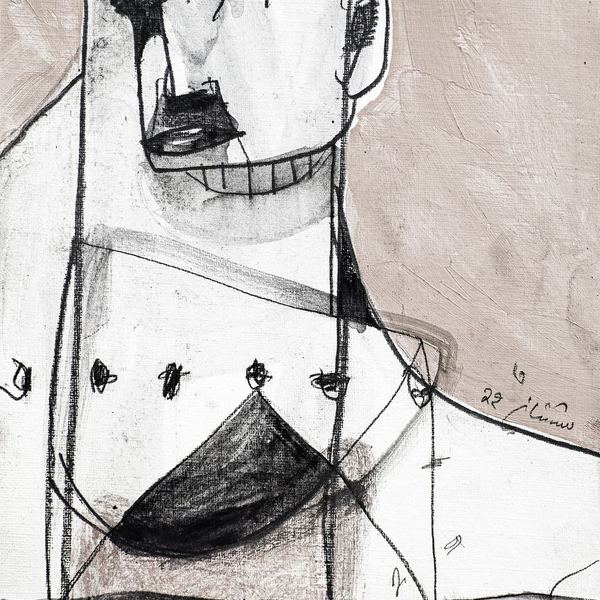 Mixte sur papier