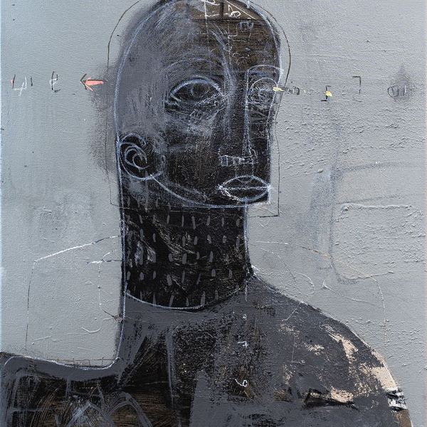 Mixte sur toile, 40 × 50cm, 2026