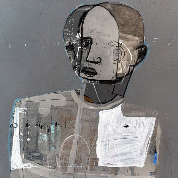 Mixte sur toile, 60 × 60cm, 2026